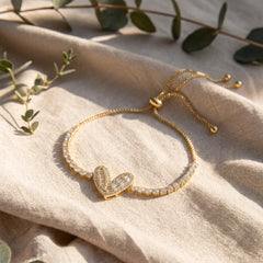 Crystal Heart Bracelet