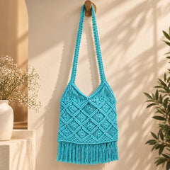 Ocean Knot Macramé Tote Bag