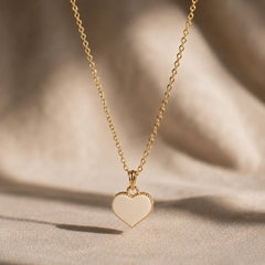 Gold Heart Pendant Necklace