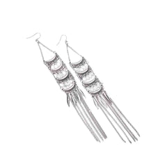 Antique Boho Long Chain Tassel Earrings