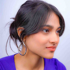 Asymmetrical Hollow Drop Earrings