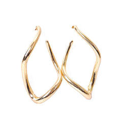 Asymmetrical Hollow Drop Earrings