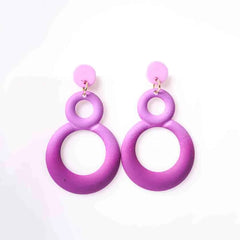 Infinity Ombre Dangle Earrings
