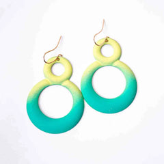 Infinity Ombre Dangle Earrings