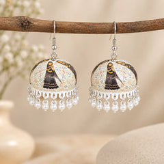 Rajasthani Meenakari Jhumka