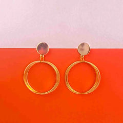 Tripple Circles Dangle Earrings