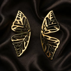 Monarch Gold Butterfly Earrings