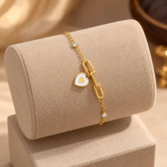 Heart Link Bracelet