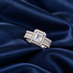 Crystal Solitaire Ring