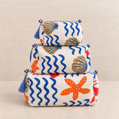 Ocean Whimsy Pouch Bag Set