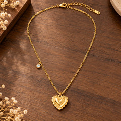 Vintage Heart Necklace
