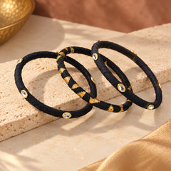 Midnight Charm Bangle Set