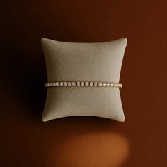 Dainty Stone Chain Bracelet - 18K Gold Plated