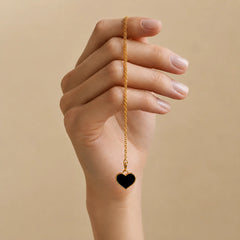 Gold Heart Pendant Necklace