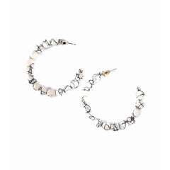 Marble Beaded Hoop