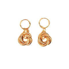 Knotted Drop Earrings