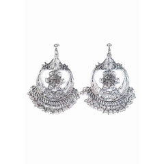 Floral Arch Jhumka Earrings