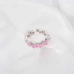 Silver Gemstone Ring