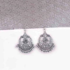 Floral Arch Jhumka Earrings
