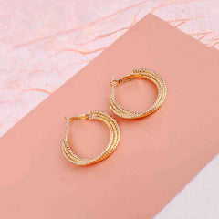 Textured Layered Hoops