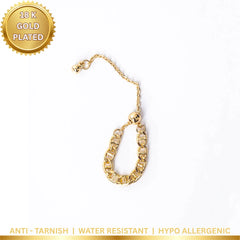Golden Link Chain Ring - 18K Gold Plated