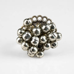 Oxidised Ghungroo Cluster Ring