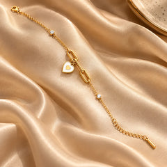 Heart Link Bracelet