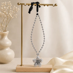 Antique Flora Oxidised Necklace