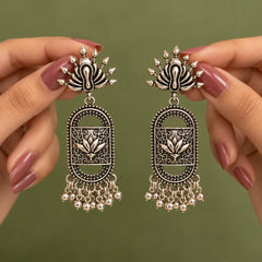 Lotus Royal Dangle Earrings