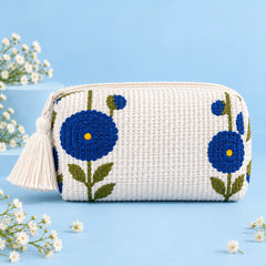 Blue Blossom Pouch Set