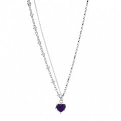 Twilight Crystal Heart Necklace