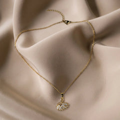 Swan Pendant Necklace - 18K Gold Plated