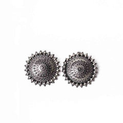 Oxidised Circular Studs