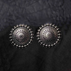 Oxidised Circular Studs