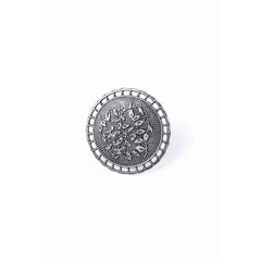 Intricate Oxidised Black Ring
