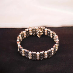 Oxidised Beaded Bracelet