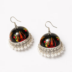 Divine Shakti Meenakari Jhumkas