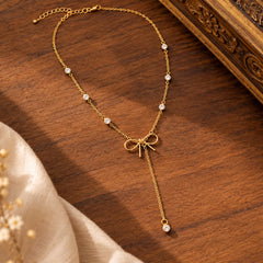 Sweetheart Bow Necklace