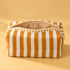 Mustard Stripe Single Pouch