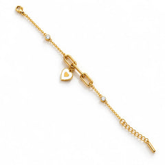 Heart Link Bracelet