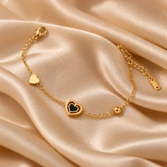 Double Heart Bracelet