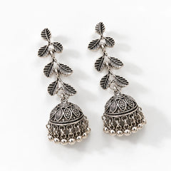 Leafy Vine Jhumka Earrings