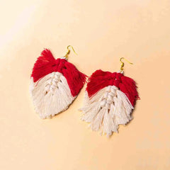 Macramé Tassel Earrings