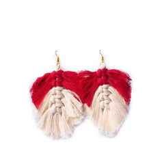 Macramé Tassel Earrings