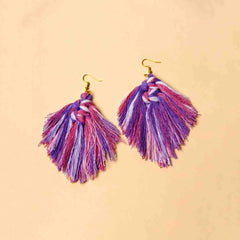 Macramé Tassel Earrings