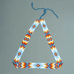 Beaded Bright Multicolour String Belt