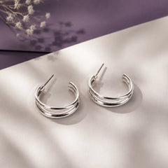 Classic Layered Hoop Earrings