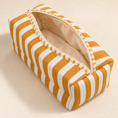Mustard Stripe Single Pouch