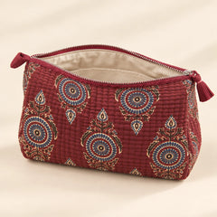 Maroon Mandala Pouch Set