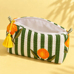 Citrus Striped Pouch